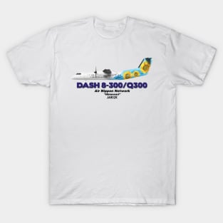 DeHavilland Canada Dash 8-300/Q300 - Air Nippon Network "Himawari" T-Shirt